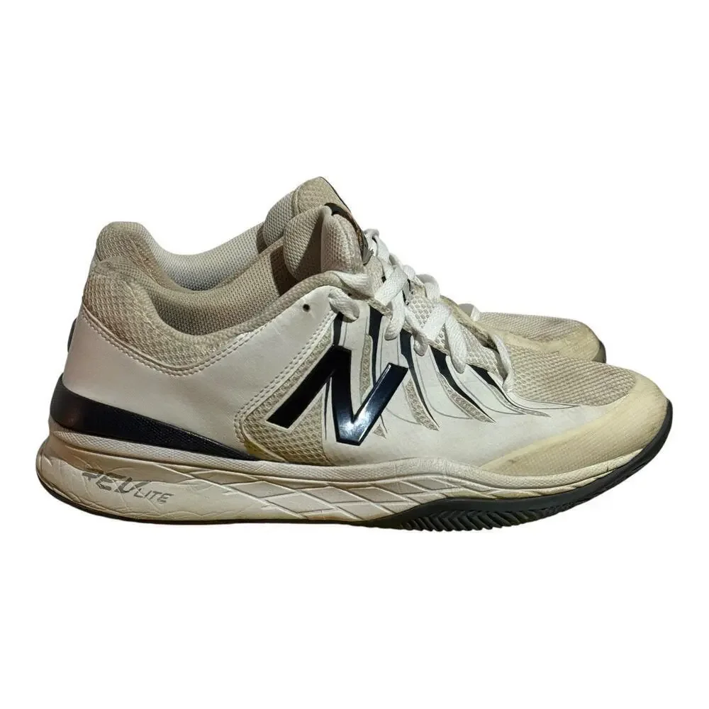 New Balance 1006 Revlite White Navy Tennis Shoes Men's Size 11 Court Sneakers